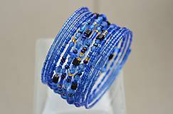 Náramky - Náramok kobalt - 11729470_