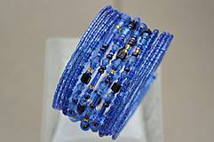 Náramky - Náramok kobalt - 11729473_