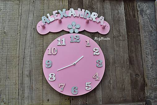 Hodiny - súprava do dievčenskej izbičky - 11735101_