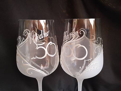 Nádoby - Jubilejný pohár - dekor č. 71/SĽ - vínko - 11735495_