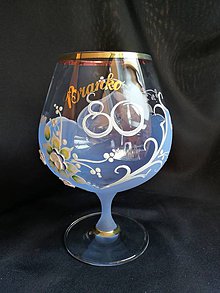 Nádoby - Jubilejný pohár - dekor č.82/brandy - 11735553_