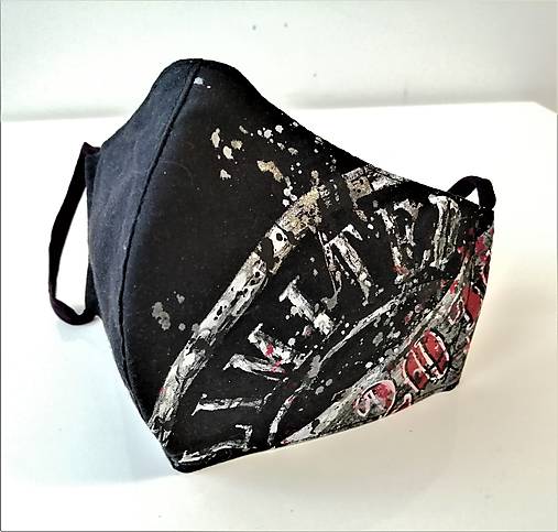 Rúška - RÚŠKO ručne maľované - LIMITED ed. 2020 - 11740093_