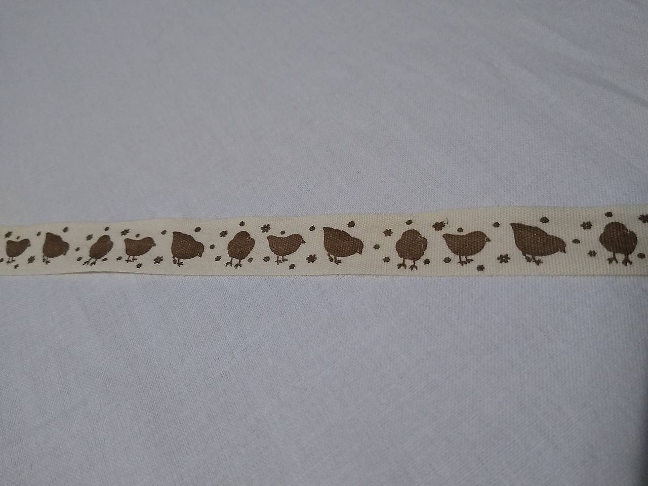 Bavlnená stuha kura