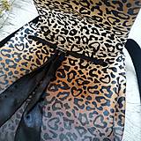 Batohy - Ruksak CANDY backpack - leopardí vzor so srdiečkami (hnedý prechod) - 11744007_