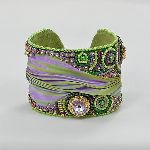 Náramky - Hodvábne bludisko - 11744482_