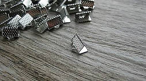 Komponenty - Koncovka 8 x 16 mm platina, 1 ks - 11742877_