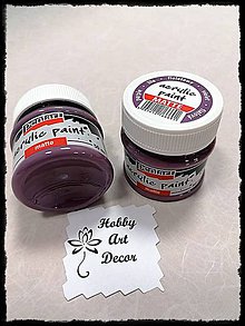 Farby-laky - Akrylová farba matná fialová 50 ml - 11744928_