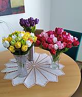 Dekorácie - Jarné tulipány, ktoré nikdy nezvädnú (vhodné ako darček pre pani učiteľky) - 11749236_