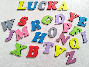 Hračky - Magnetková abeceda pre najmenších - 11751748_