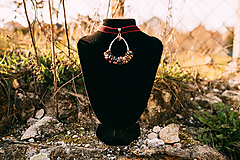 pletený náhrdelník z turmalínu
