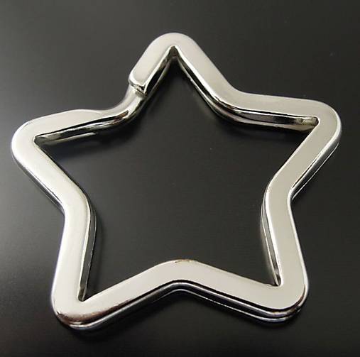 IP125 Základ na kľúčenku hviezdička 3,4 x 3,3 x 0,3 cm