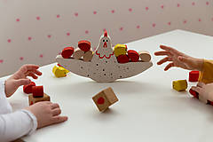 Hračky - Balančná hra SLIEPOČKA KIKO - 11758141_