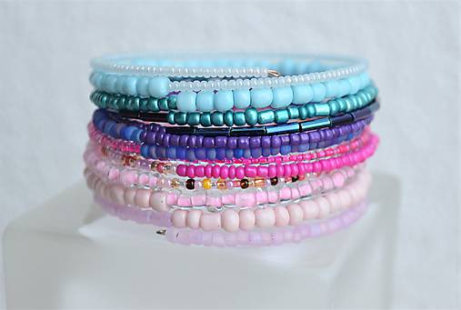 Náramky - Náramok spektrum - 11755495_