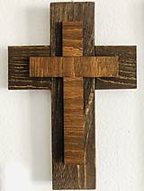 Dekorácie - Drevený kríž - 11759020_