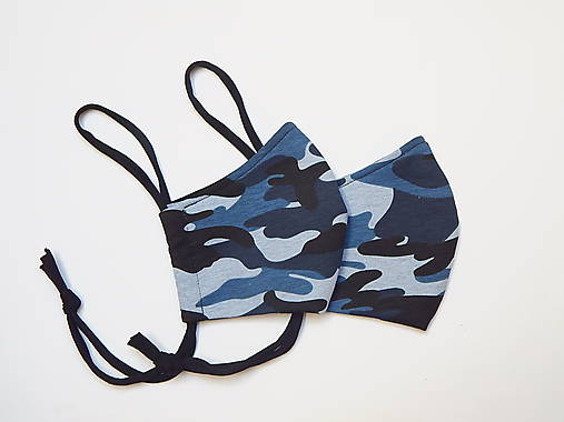 Rúška - Textilné rúško na tvár dvojvrstvové MASKÁČ - 11761046_