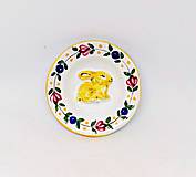 Dekorácie - Miniatúra - keramický tanierik (Pestrofarebná) - 11762853_