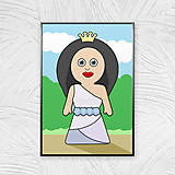 Grafika - Kráľovská grafika - princezná - 11773488_