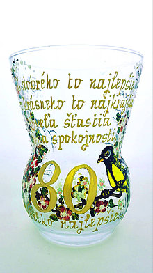 Dekorácie - Maľovaná váza jubileum - 11777581_