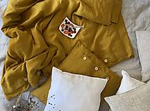 Úžitkový textil - Ľanové obliečky Miriam (70x90cm 140X200 - Biela) - 11775193_