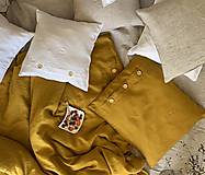 Úžitkový textil - Ľanové obliečky Miriam (70x90cm 140X200 - Biela) - 11775198_