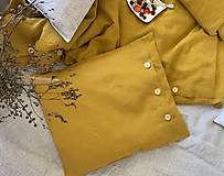 Úžitkový textil - Ľanové obliečky Miriam (70x90cm 140X200 - Biela) - 11775203_