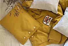 Úžitkový textil - Ľanové obliečky Miriam (70x90cm 140X200 - Biela) - 11775206_