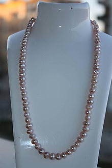 Náhrdelníky - Náhrdelník pravá prírodná perla A kvalita - 11779971_