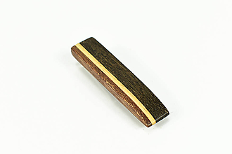 Pánske šperky - Drevená spona na kravatu (klip) - exotické drevo - 11785200_