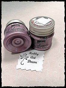 Farby-laky - Delicate textil farba-fialovo strieborná - 11788123_