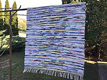 Úžitkový textil - Koberec strakatý so žltým 120x73cm - 11787934_
