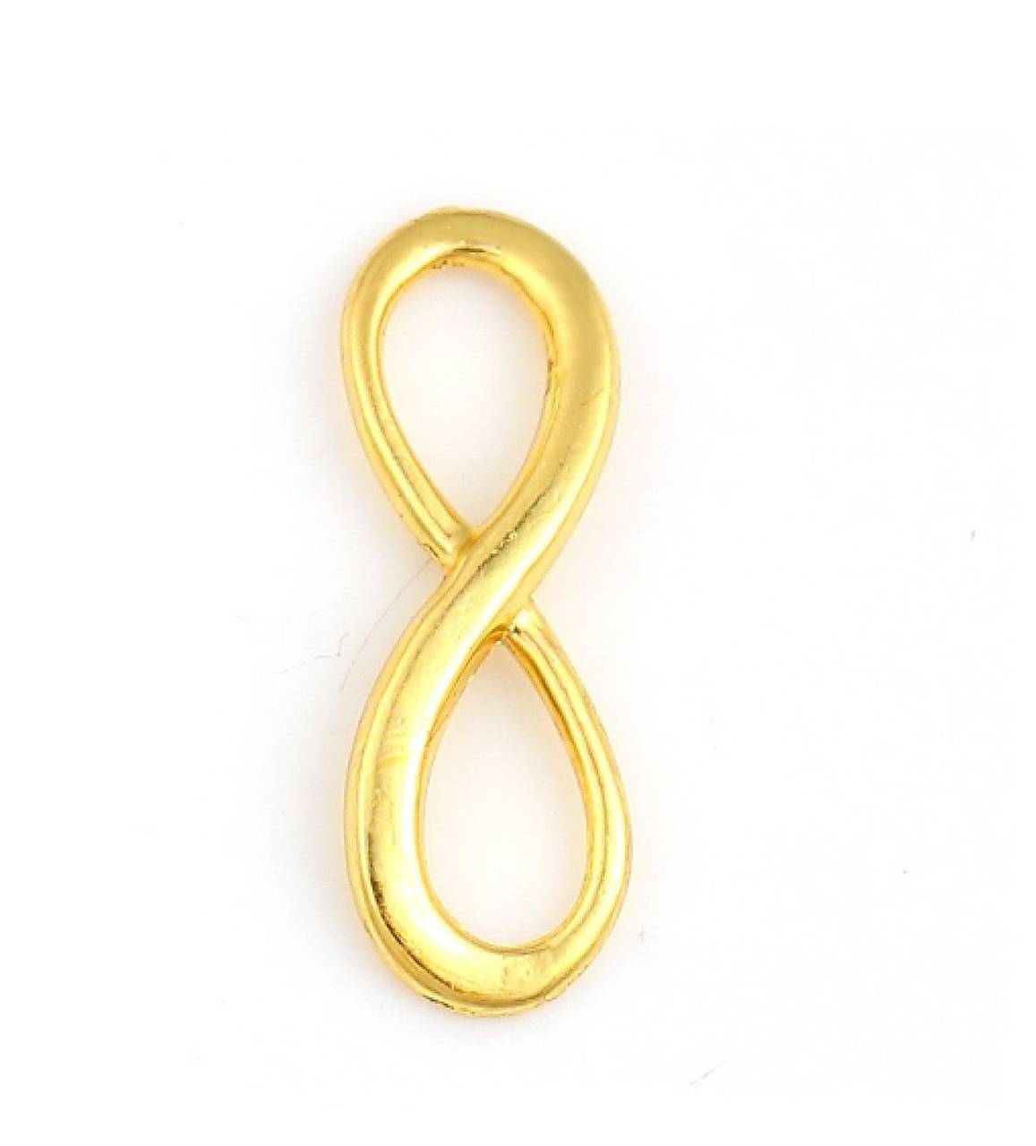 CO104 Konektor nekonečno 2,4 x 0,8 cm (Zlatá)