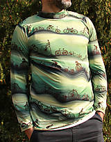 Pánske oblečenie - Green Bikes - termo tričko pánske - 11788920_