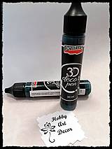 Farby-laky - 3D dekoračné pero-smaragd - 11792310_
