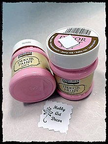 Farby-laky - Decor paint soft baby ružová 230 ml - 11791349_