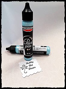 Farby-laky - 3D dekoračné pero-nebovo modrá - 11792101_