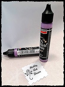 Farby-laky - 3D dekoračné pero-fialová - 11792173_