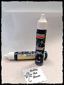 Farby-laky - 3D dekoračné pero-modrá - 11792429_