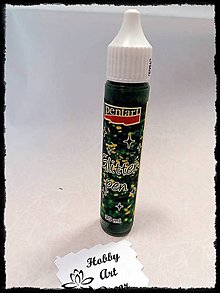 Farby-laky - 3D dekoračné pero-zelená - 11792438_