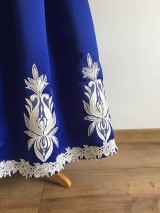 Sukne - slávnostná sukňa Kráľovská modrá II. - 11796001_