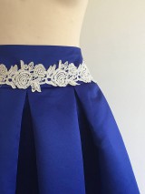 Sukne - slávnostná sukňa Kráľovská modrá II. - 11796002_