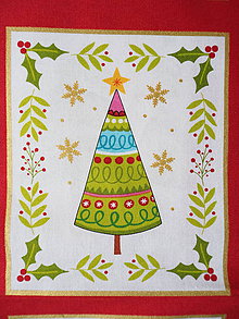 Úžitkový textil - ECO Mikulášske vrecko (Farebný stromček) - 11793196_