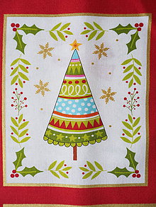 Úžitkový textil - ECO Mikulášske vrecko (Farebný stromček 2.) - 11793200_