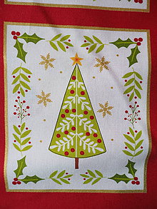 Úžitkový textil - ECO Mikulášske vrecko (Jednoduchý stromček) - 11793207_