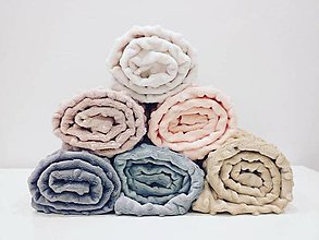 Detský textil - Minky deka z kolekcie Prikry_nôžky  (Priehľadná) - 11795264_