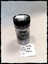 Iný materiál - Galaxy flakes-fialová - 11796745_