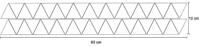 Dekorácie - Nálepky na stenu - Trojuholníky 5 x 5 cm - 44 ks - 11792766_