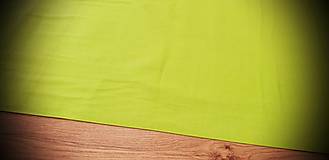 Textil - Bavlnená látka - Jabĺčkovo zelená - cena za 10 centimetrov - 11806226_