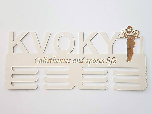 Držiak na medaily na mieru 45cm Street workout