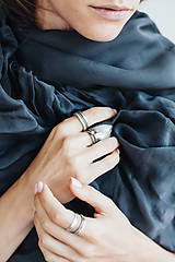 Prstene - Výrazný prsten Azure - 11805742_