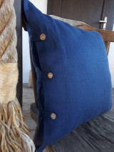 Úžitkový textil - Obliečka na vankúš Perfect Look Marine Blue - 11806329_